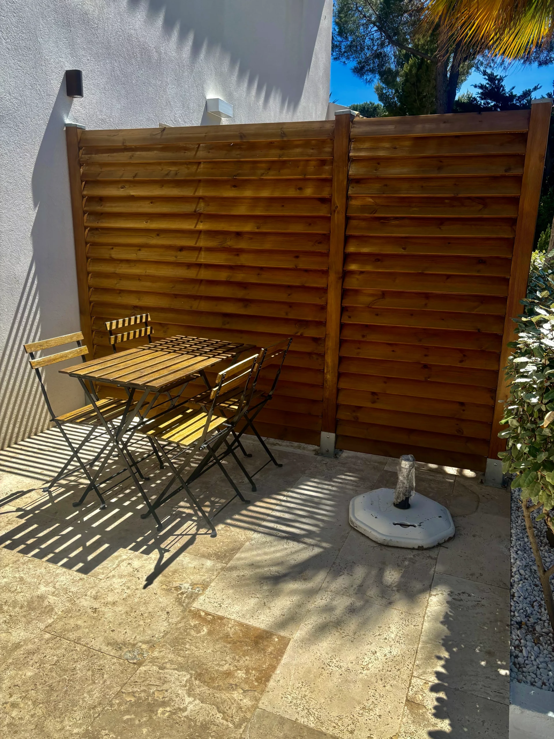 Terrasse du gîte Bagaud HomeStay Bormes-les-Mimosas