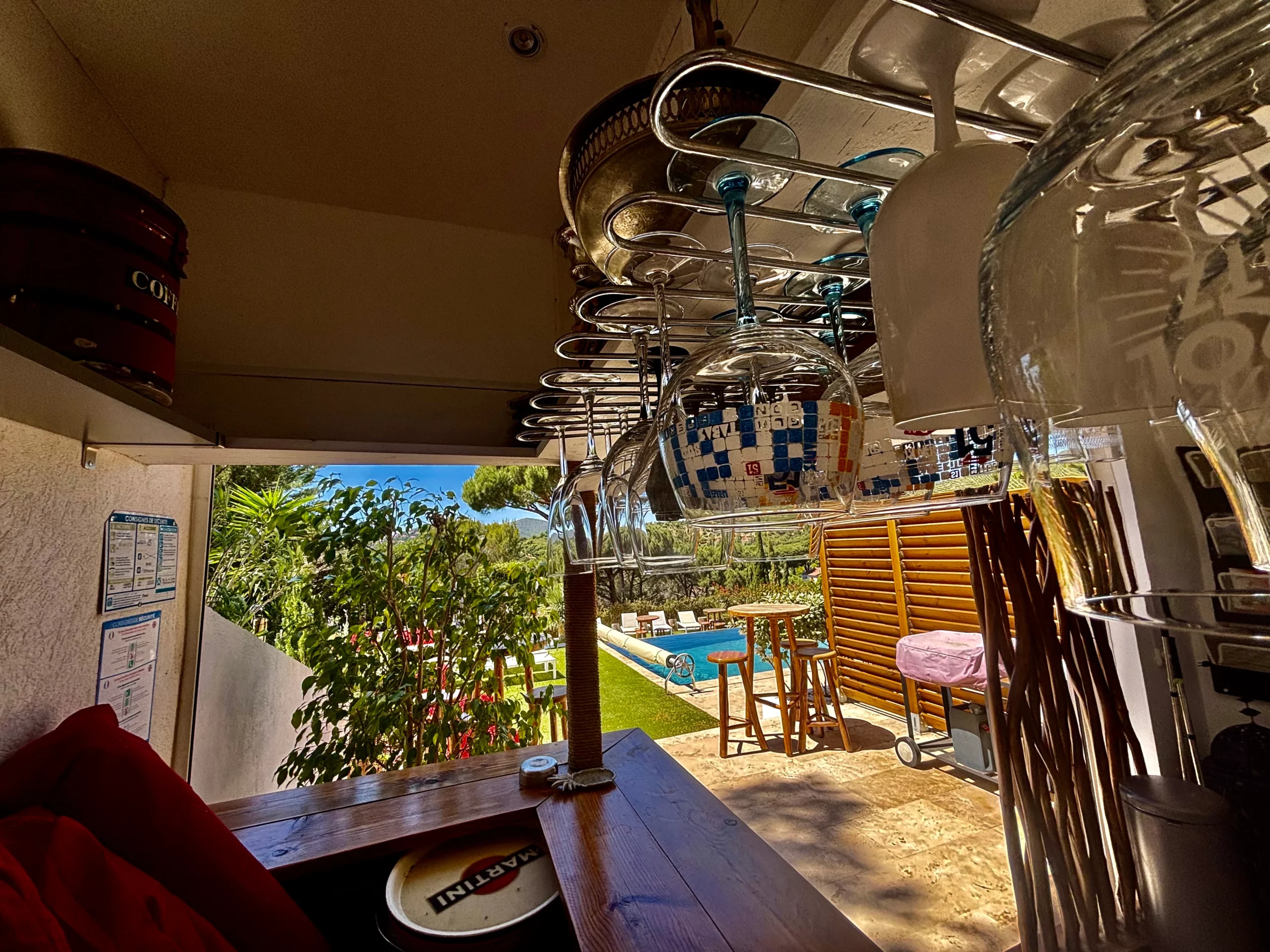 Bar des chambres d'hôtes HomeStay Bormes-les-Mimosas