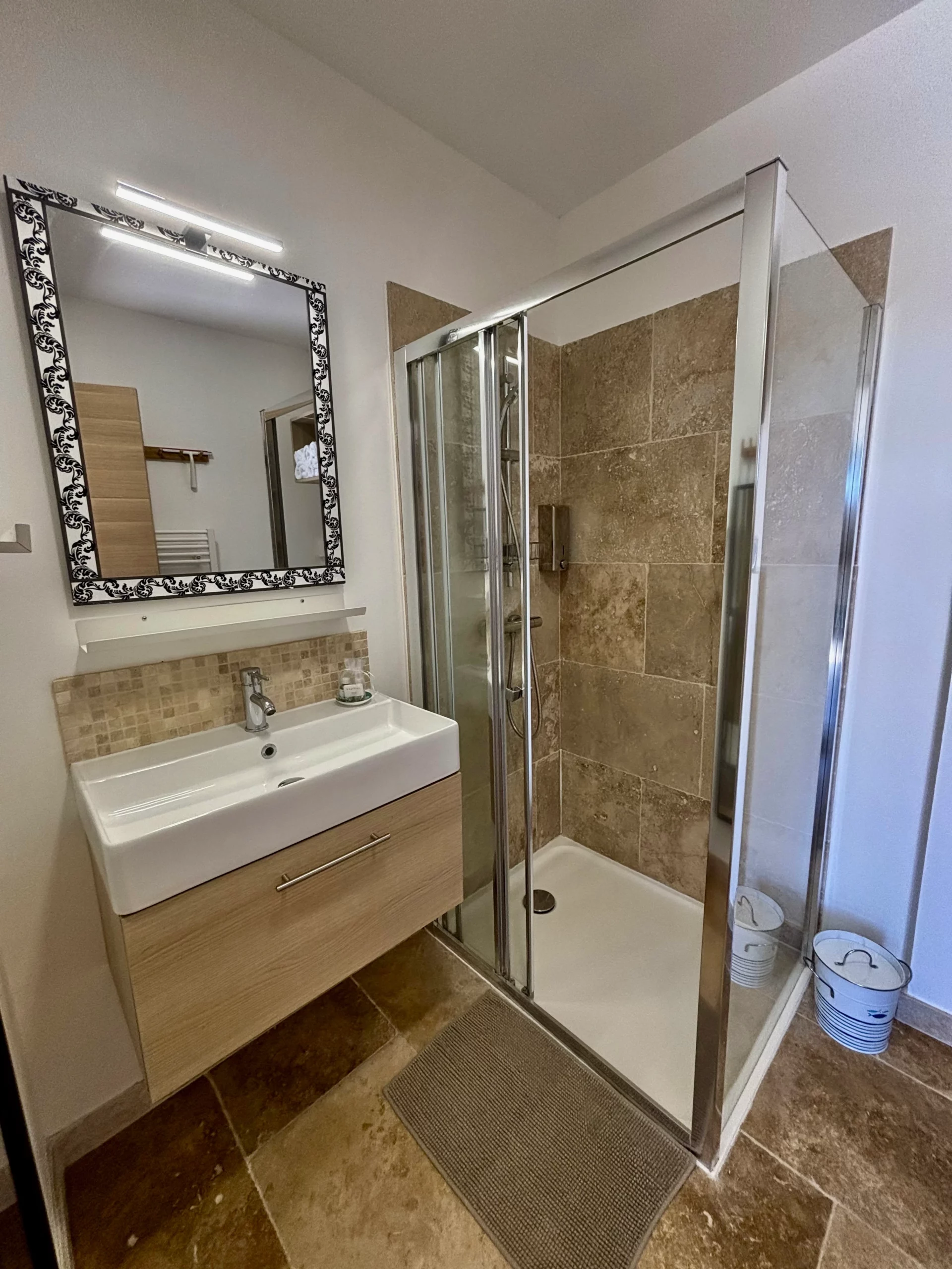 Douche du gîte Levant HomeStay Bormes-les-Mimosas