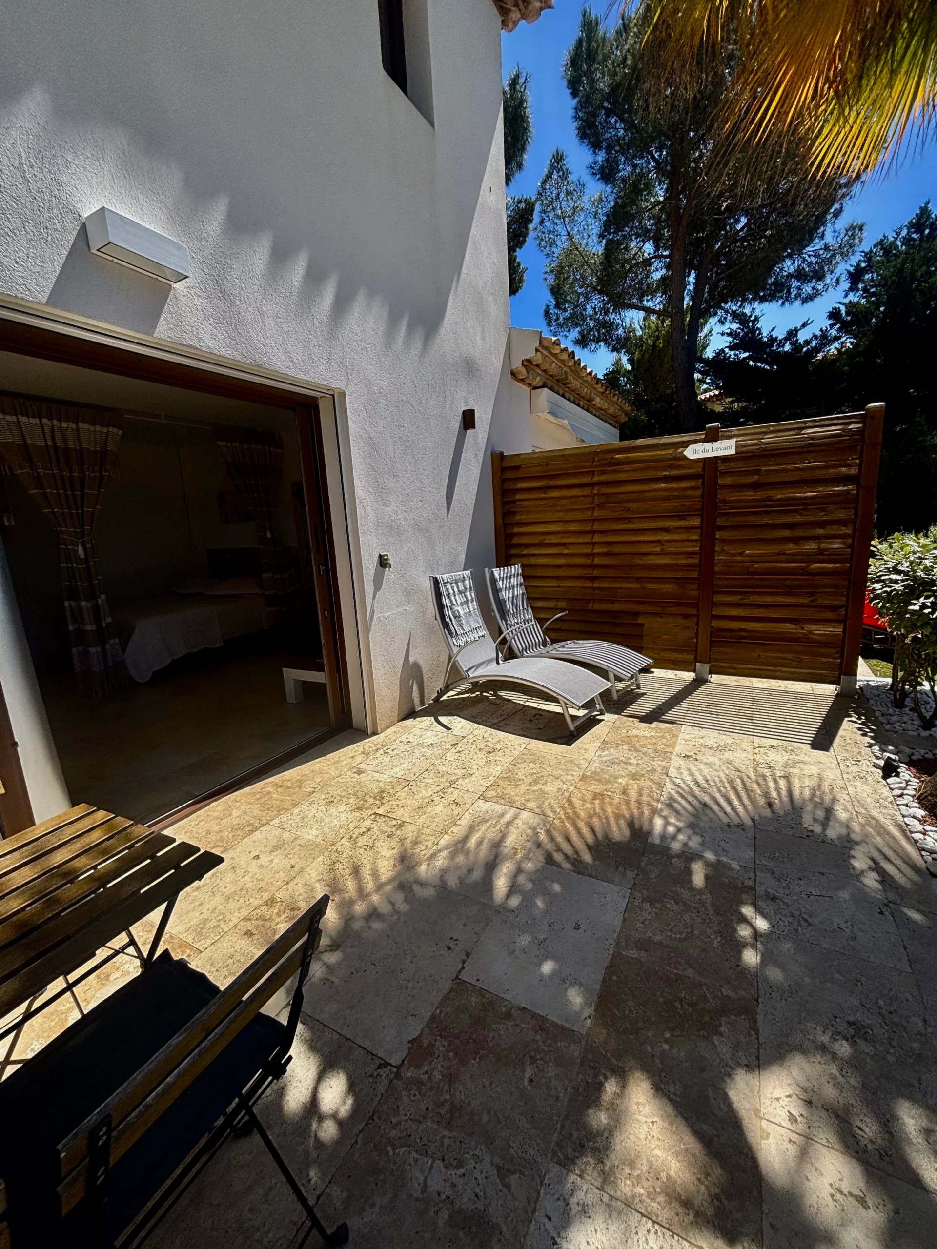 Terrasse du gîte Levant HomeStay Bormes-les-Mimosas