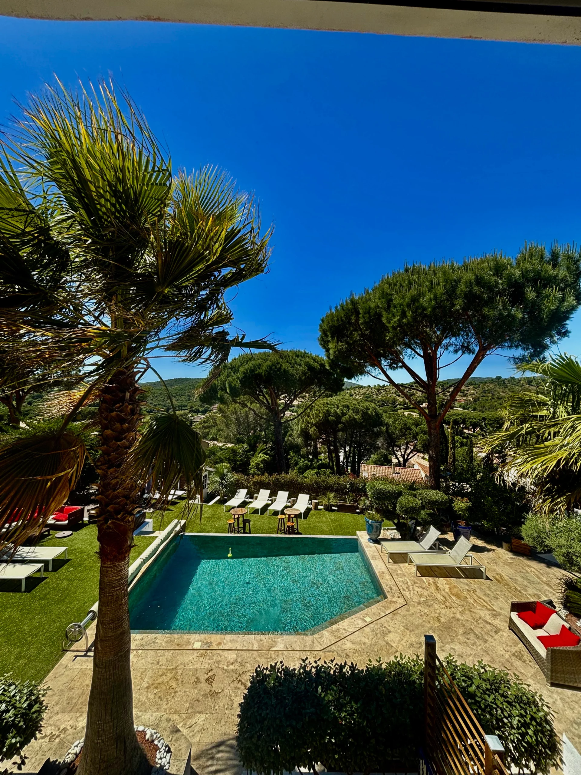 Vue du gîte Porquerolles HomeStay Bormes les Mimosas